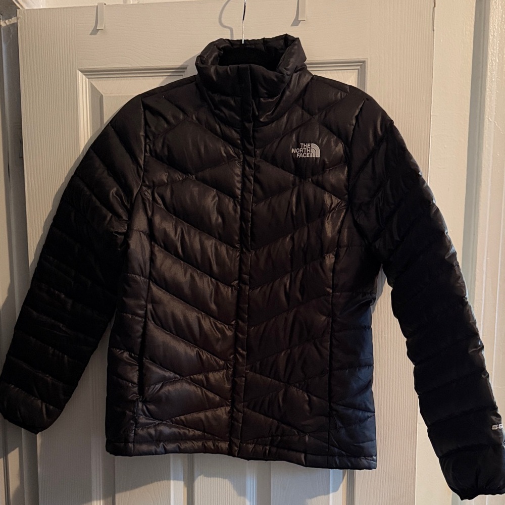 The North Face Quilted Black Jacket sz M